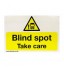 Blind Spot Warning Safety Sign 087051